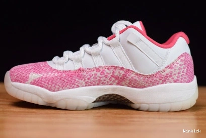 (W) RUST 11 RETRO - AH7860-106 JORDAN LOW PINK SNAKE 1128
